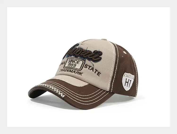 American Letter Baseball Caps Men Street Fashion Cool Color-matching — feature 9