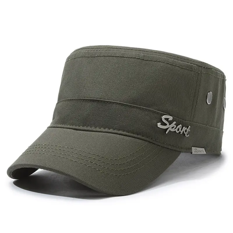 Men's Black Sport Visor Cap with "Sport" Logo - Image 3