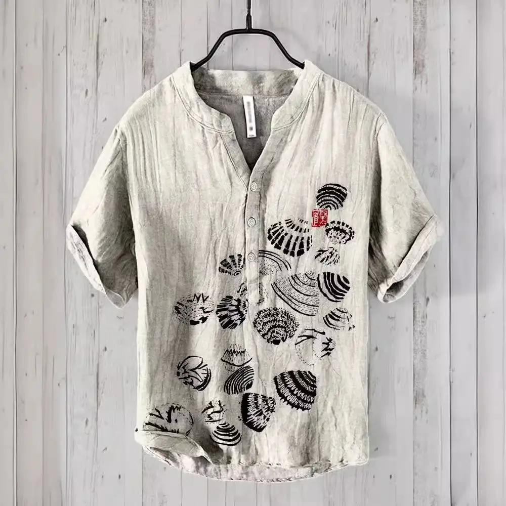 2024 3D Digital Print Hawaiian Shirt Small Fish Series - Image 18