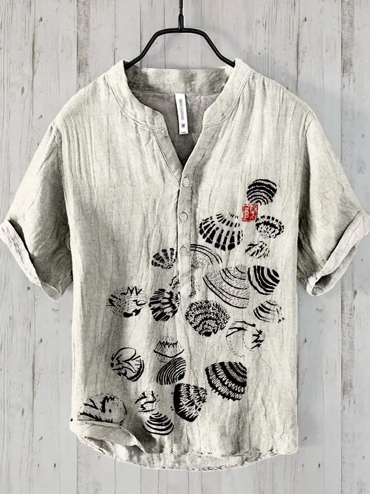 2024 3D Digital Print Hawaiian Shirt Small Fish Series - Image 2