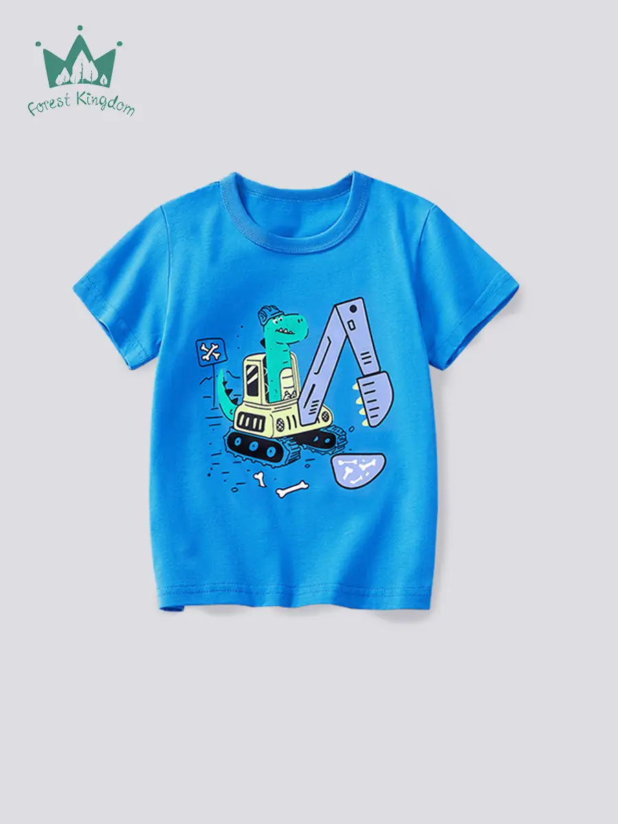 Blue Kids T-Shirt Short Sleeve 2025