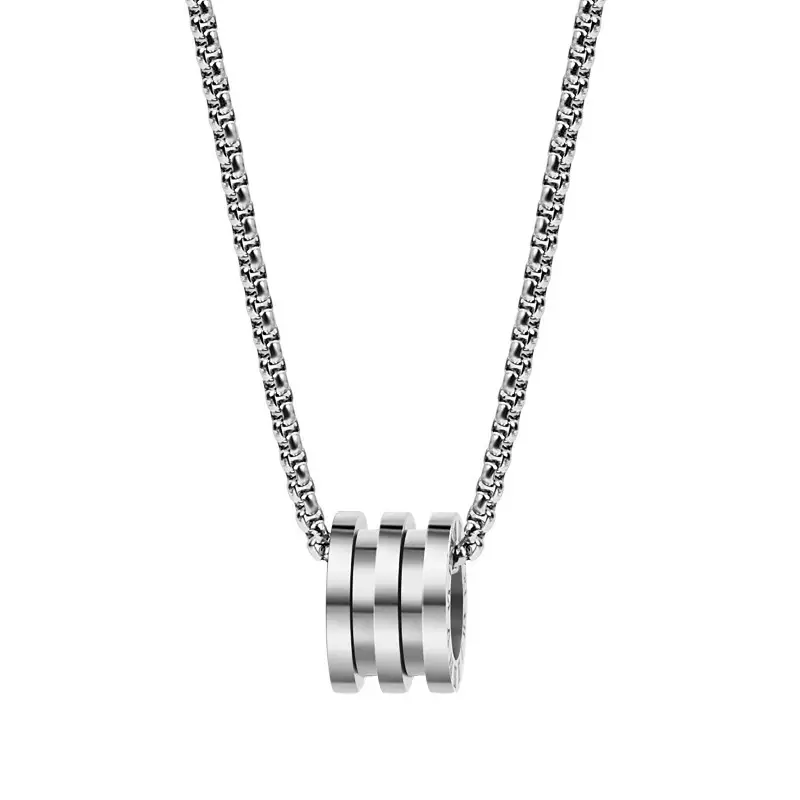 Women's Titanium Steel Necklace Black Niche Design - Image 5