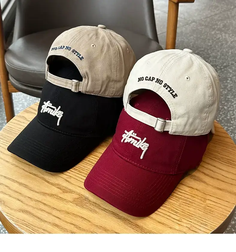 Korean Style Soft Top Baseball Caps Spring Summer Embroidery — feature 4