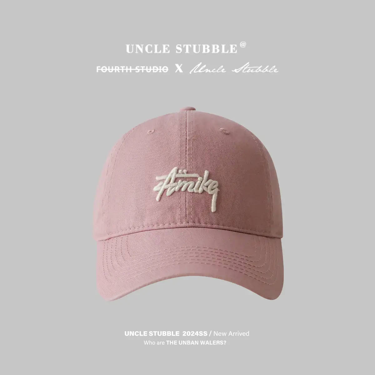 Korean Style Soft Top Baseball Caps Spring Summer Embroidery