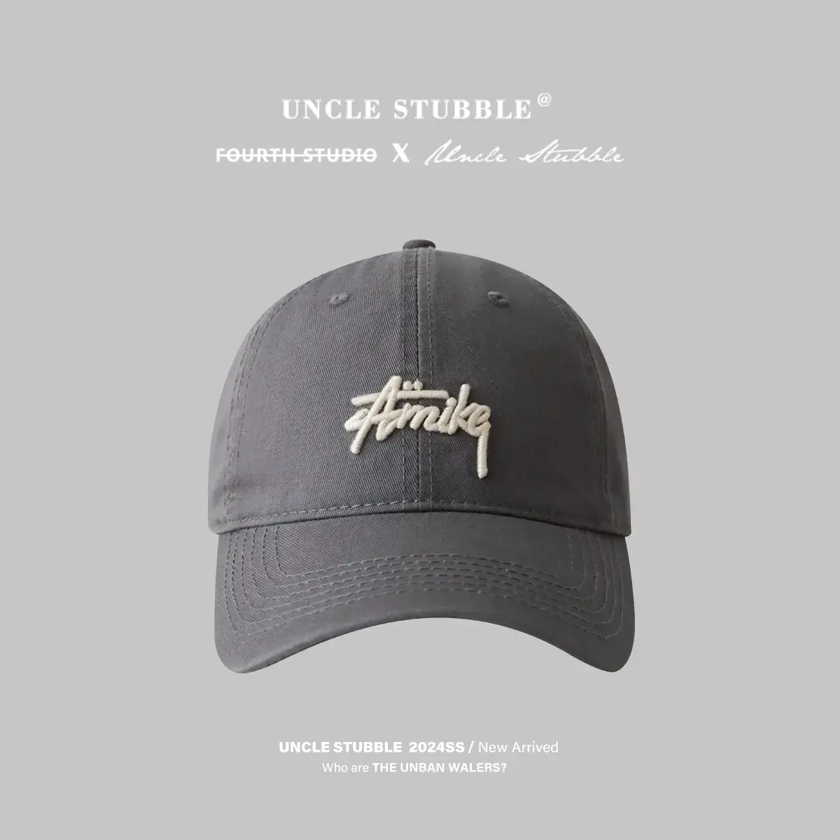 Korean Style Soft Top Baseball Caps Spring Summer Embroidery