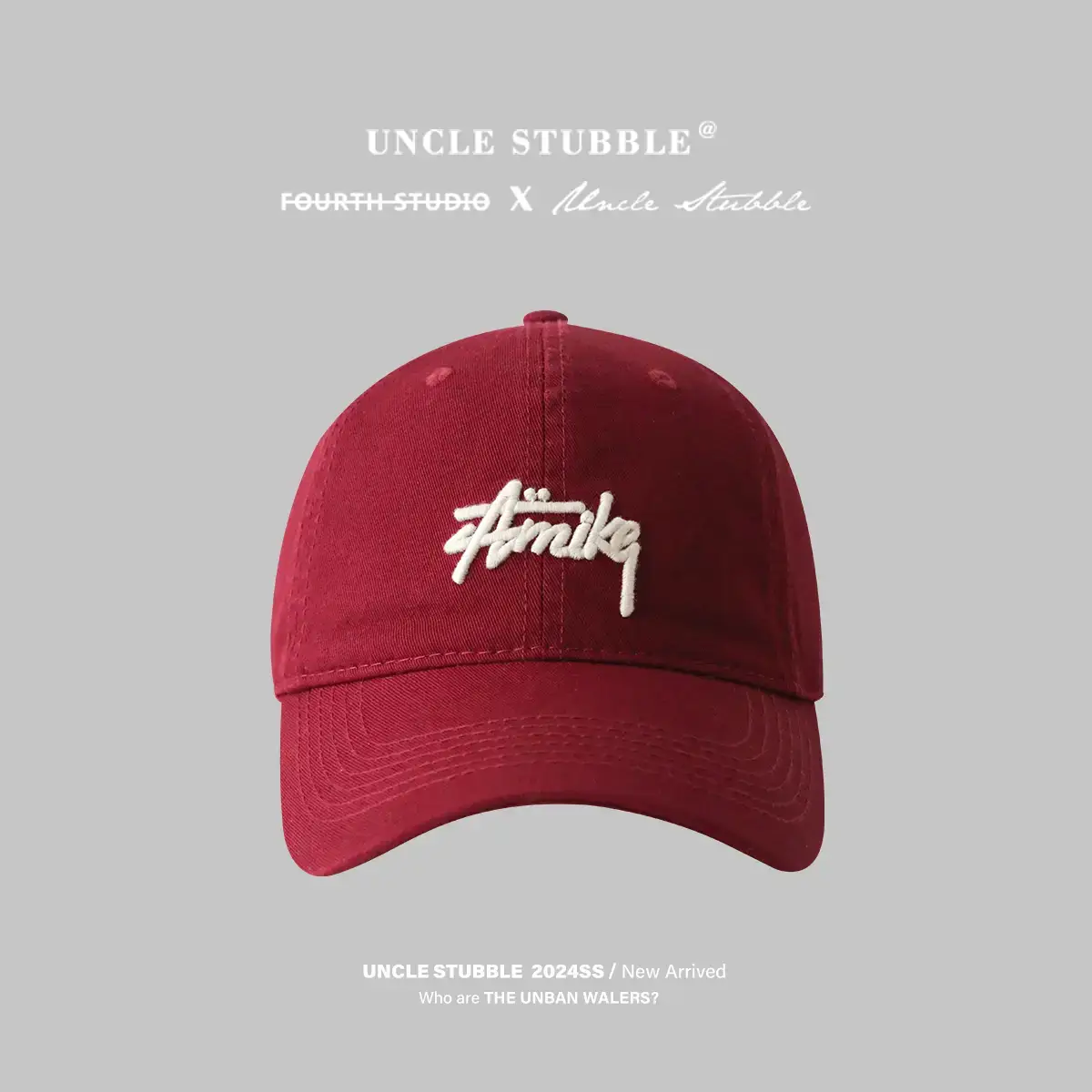 Korean Style Soft Top Baseball Caps Spring Summer Embroidery