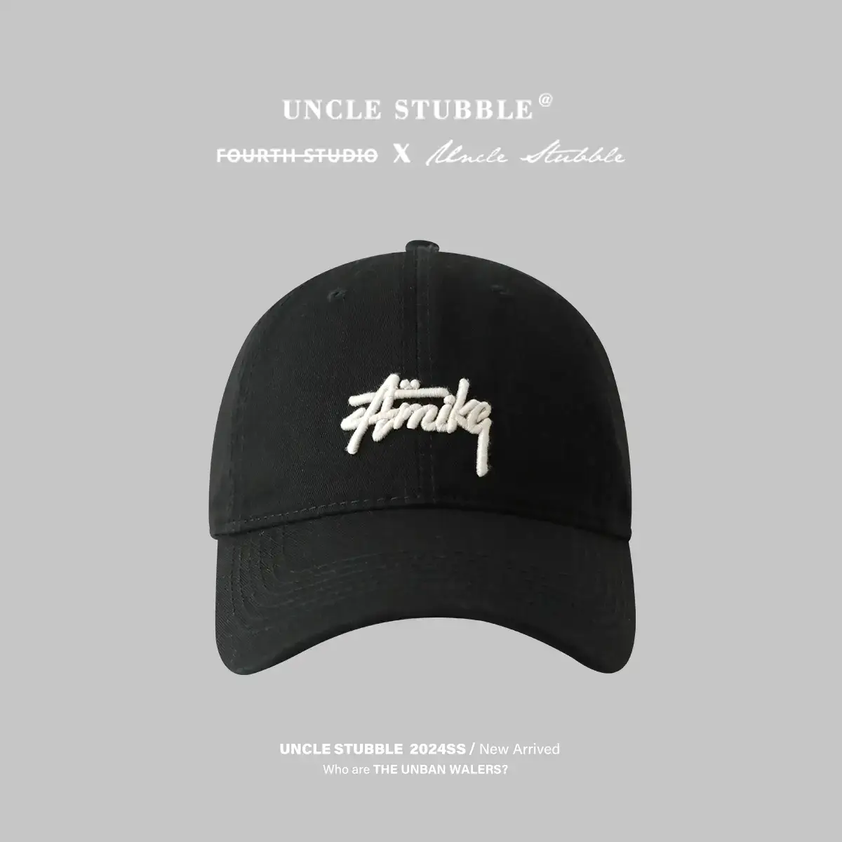 Korean Style Soft Top Baseball Caps Spring Summer Embroidery