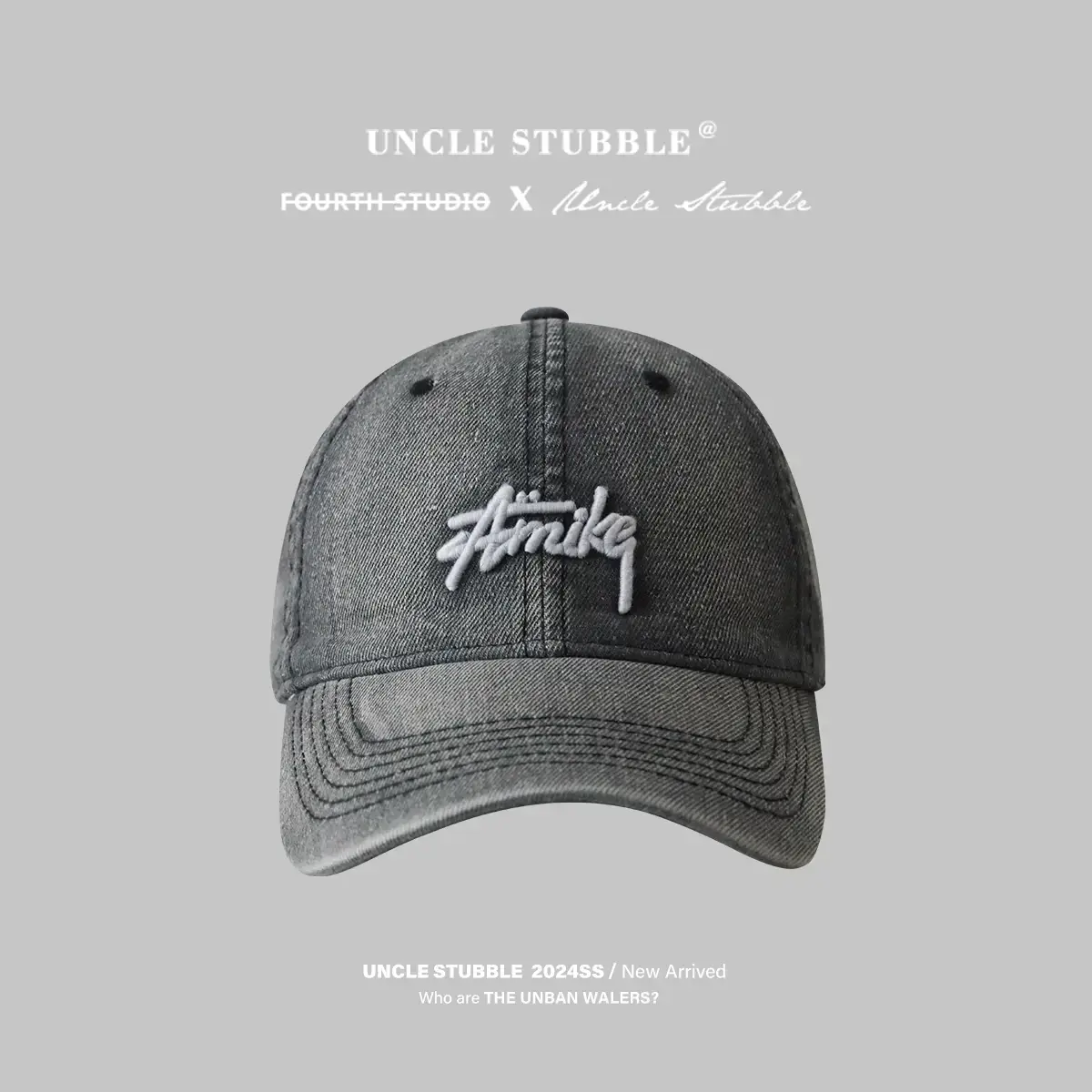 Korean Style Soft Top Baseball Caps Spring Summer Embroidery