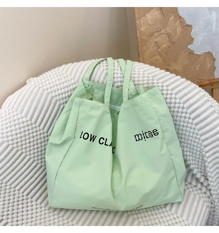 Pink Canvas Shoulder Bag Low Classic Large Capacity — feature 11