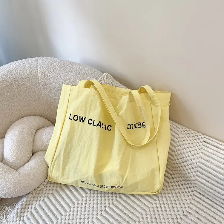 Pink Canvas Shoulder Bag Low Classic Large Capacity — feature 26