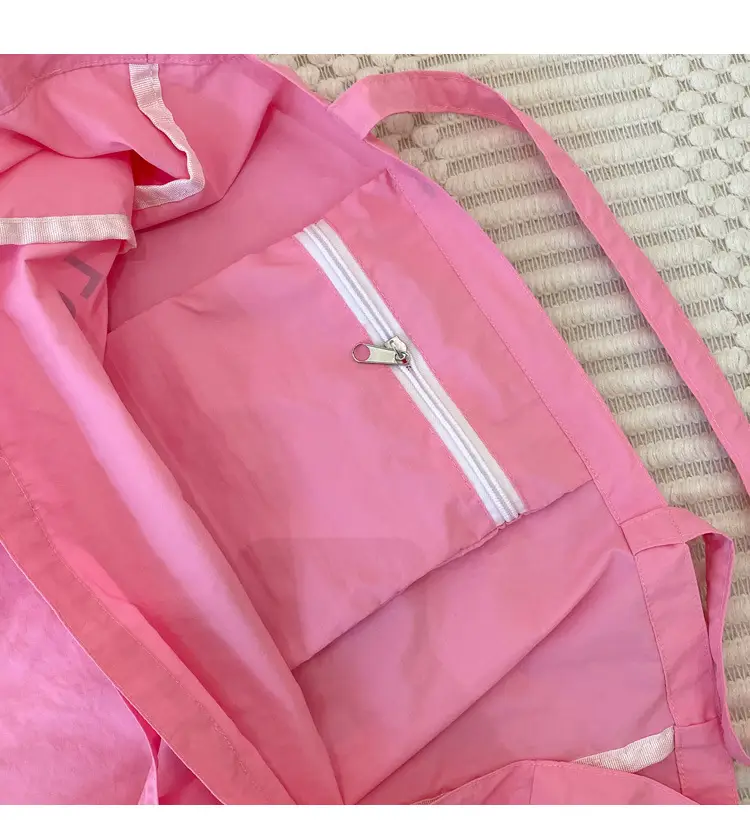Pink Canvas Shoulder Bag Low Classic Large Capacity — feature 4