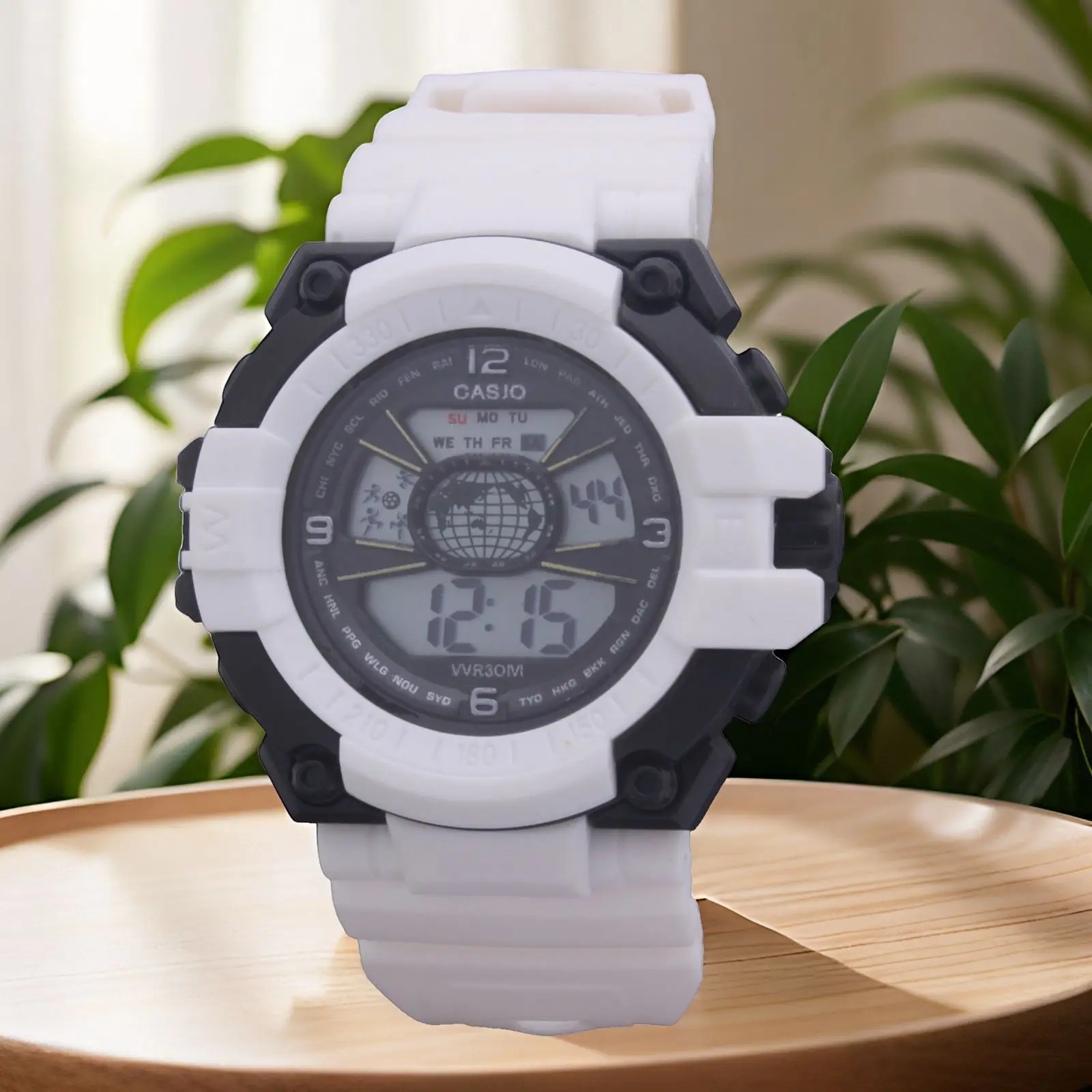Luminous Kids Digital Watch with Waterproof Ring
