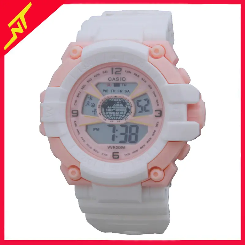 Luminous Kids Digital Watch with Waterproof Ring
