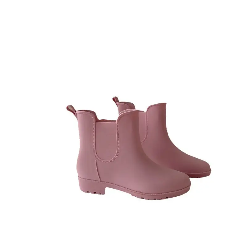 Women's New Style Waterproof Rain Boots White Fleece Lined - Image 11