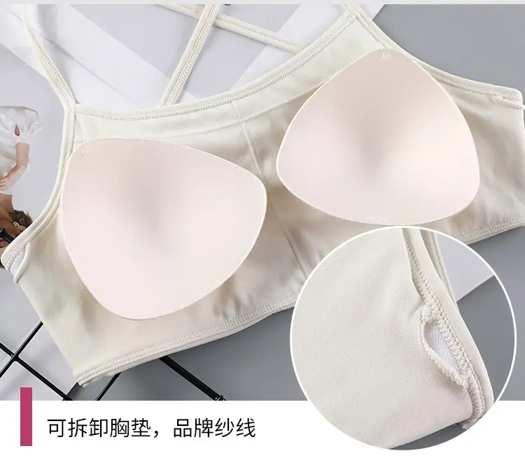 New Foreign Trade Product: Thin Strap Cross-Back Yoga Sports Bra, Large Back Exposure, Quick-Dry Breathable Fitness Bra, Amazon — feature 28
