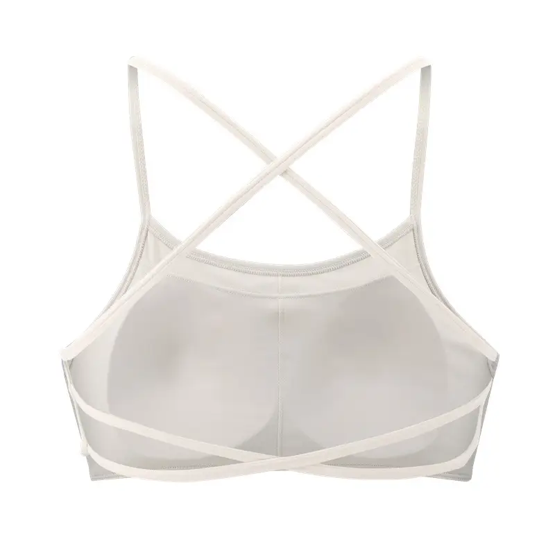 New Foreign Trade Product: Thin Strap Cross-Back Yoga Sports Bra, Large Back Exposure, Quick-Dry Breathable Fitness Bra, Amazon