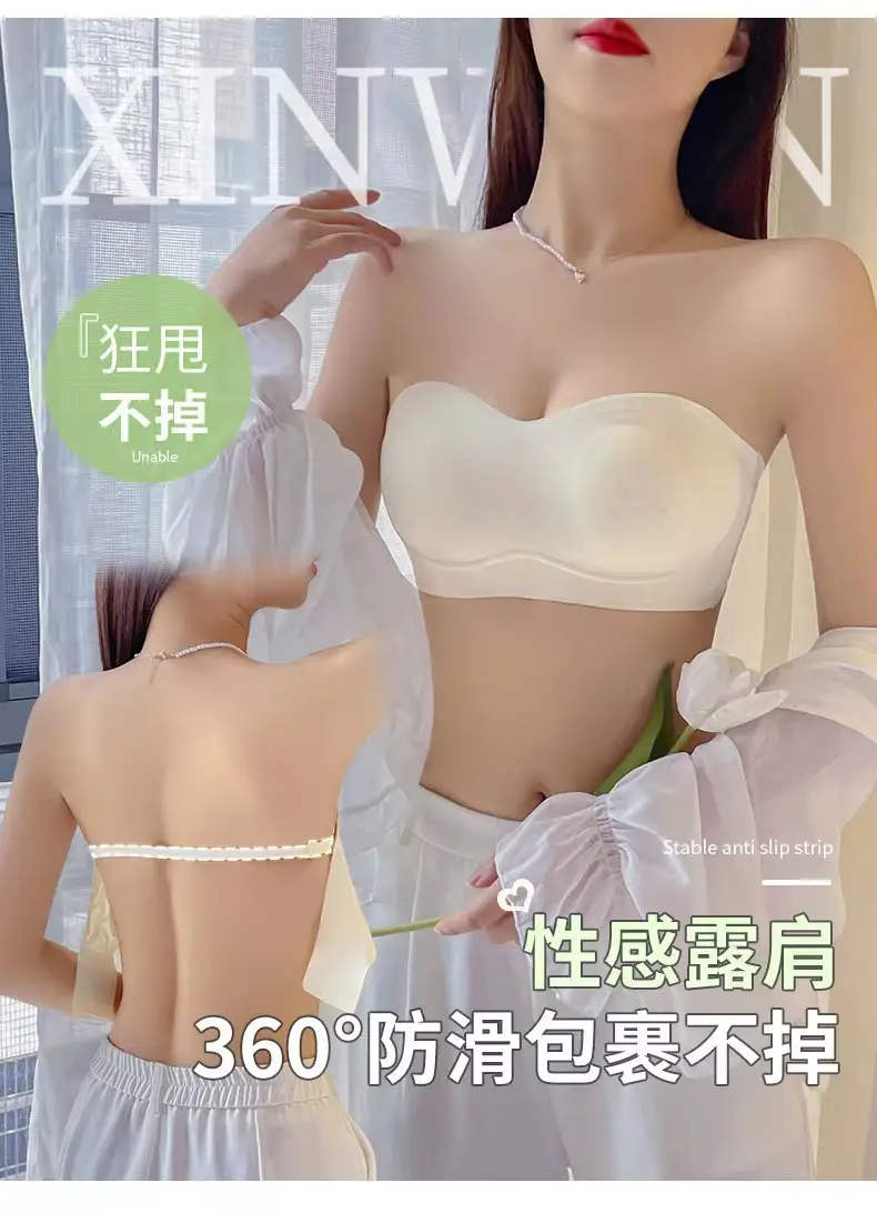 Strapless Underwear Women Non-Slip Push Up Anti Slip — feature 4