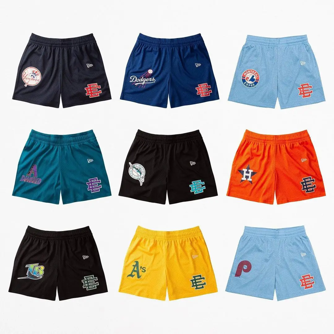 Men Muscle Shorts Light Blue EE Brand Summer Fitness