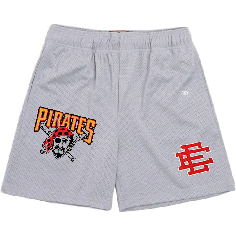 Men Muscle Shorts Light Blue EE Brand Summer Fitness