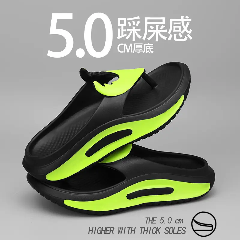 Flip-flops men's summer latest outdoor wear non-slip deodorant soft bottom flip-flops outdoor leisure beach slippers - Image 7