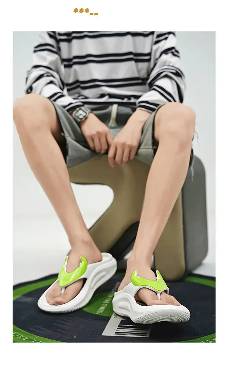Flip-flops men's summer latest outdoor wear non-slip deodorant soft bottom flip-flops outdoor leisure beach slippers — feature 11
