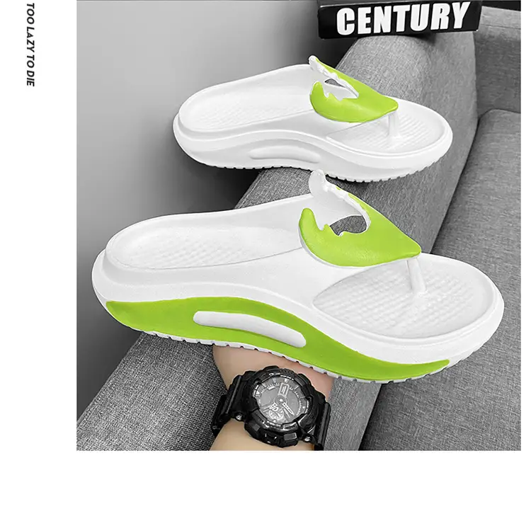 Flip-flops men's summer latest outdoor wear non-slip deodorant soft bottom flip-flops outdoor leisure beach slippers — feature 13