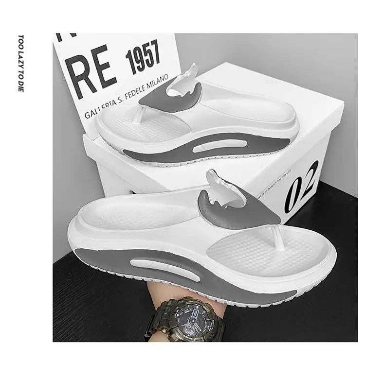 Flip-flops men's summer latest outdoor wear non-slip deodorant soft bottom flip-flops outdoor leisure beach slippers — feature 23