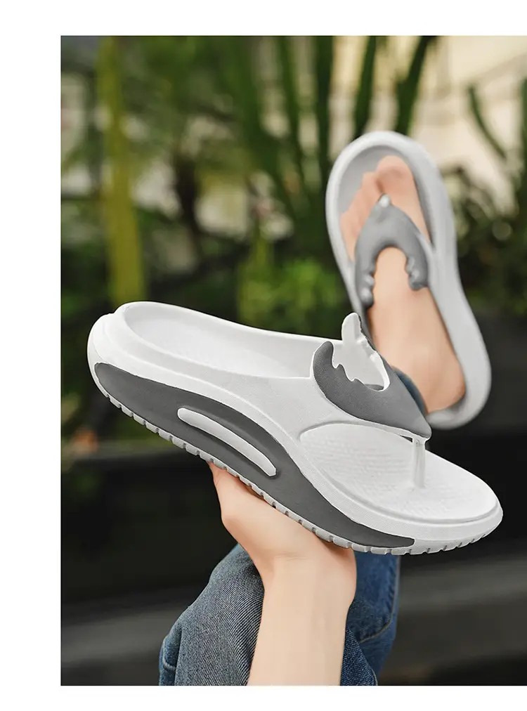 Flip-flops men's summer latest outdoor wear non-slip deodorant soft bottom flip-flops outdoor leisure beach slippers — feature 24