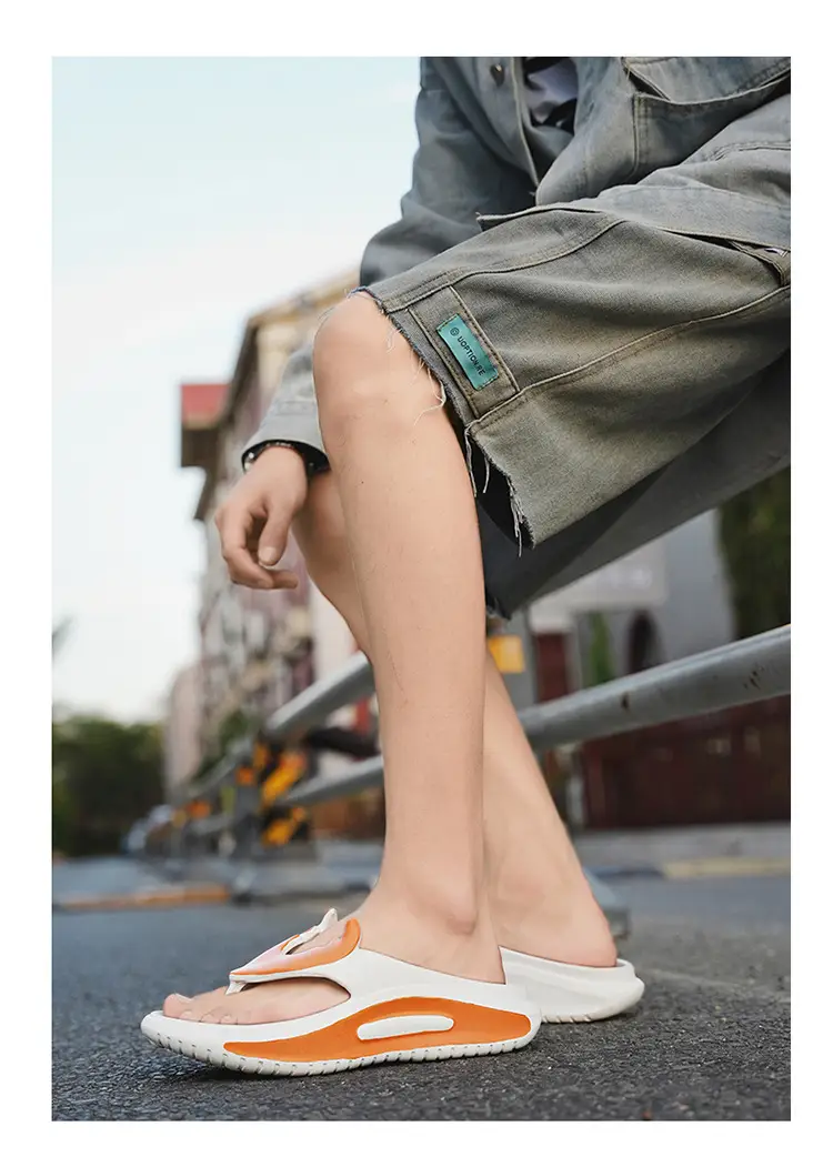 Flip-flops men's summer latest outdoor wear non-slip deodorant soft bottom flip-flops outdoor leisure beach slippers — feature 6