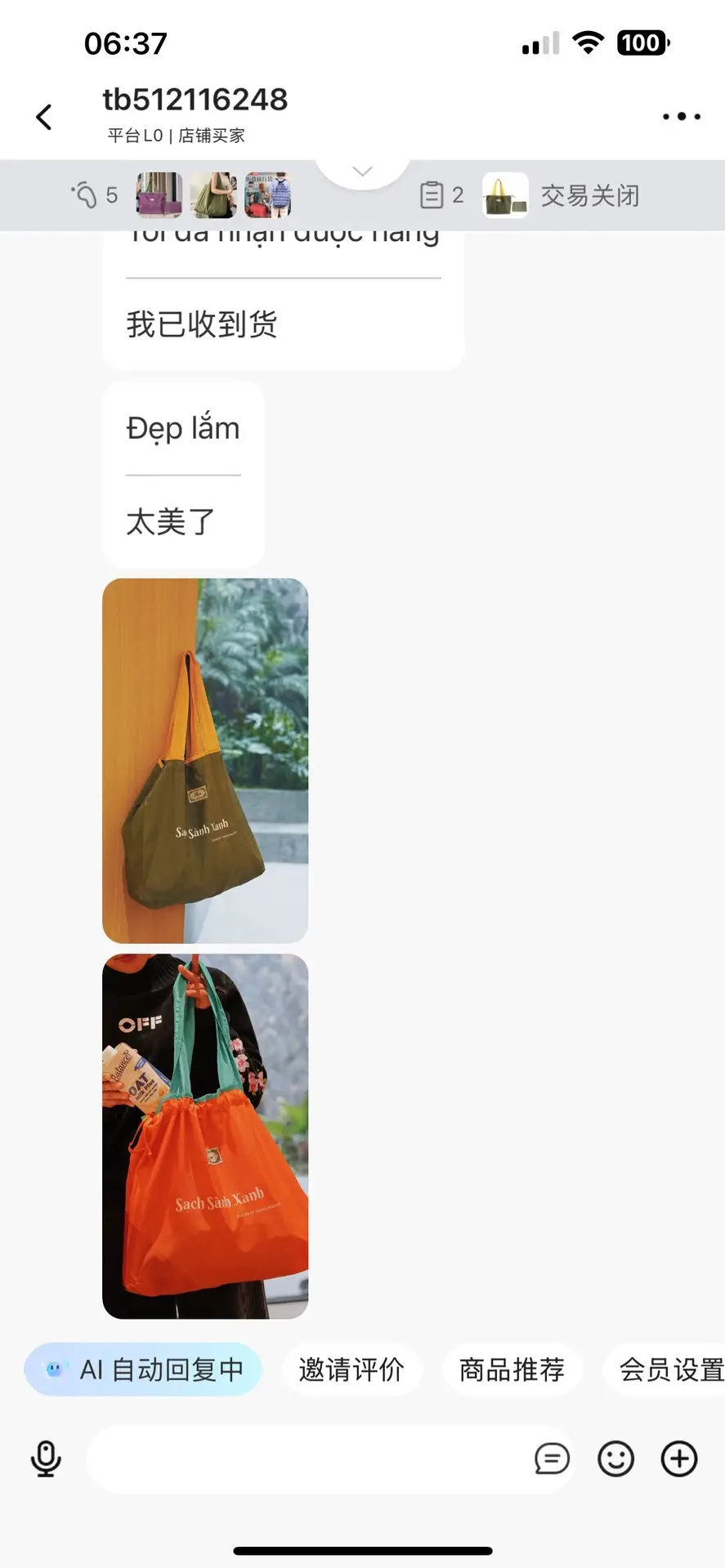 Green Foldable Tote Bag for Women, Large Capacity, Roll-Up Design — feature 20