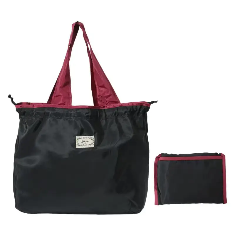 Green Foldable Tote Bag for Women, Large Capacity, Roll-Up Design - Image 32