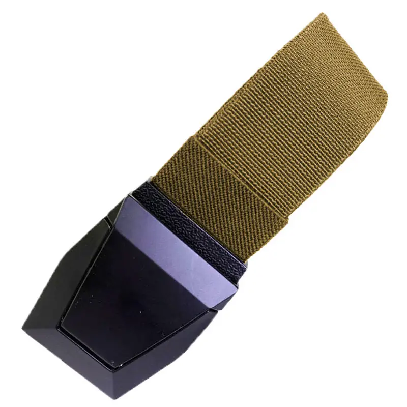 Men's Retractable Elastic Belt with Alloy Buckle, Tactical Belt, Holeless Design, Men's Woven Belt - Image 5