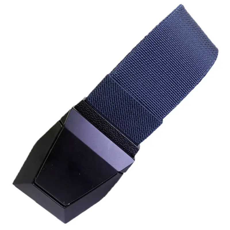 Men's Retractable Elastic Belt with Alloy Buckle, Tactical Belt, Holeless Design, Men's Woven Belt - Image 2