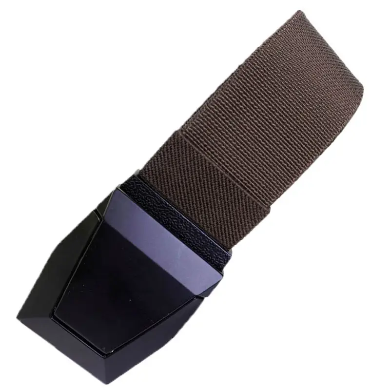 Men's Retractable Elastic Belt with Alloy Buckle, Tactical Belt, Holeless Design, Men's Woven Belt - Image 3