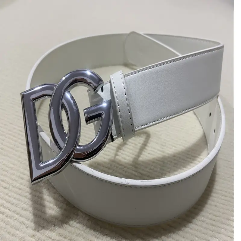 Men's Genuine Leather Belt with Gold Buckle - Image 6
