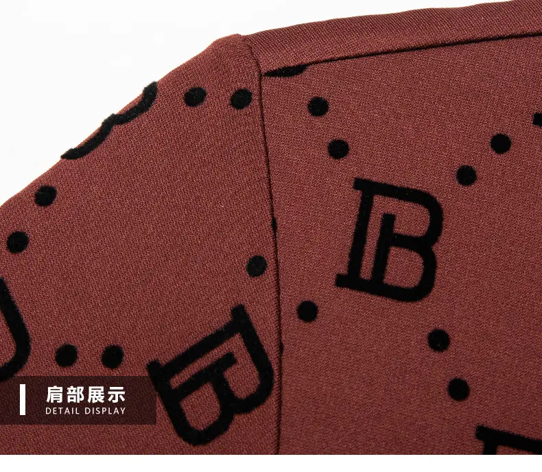 Men's Maroon Jacquard Rhinestone T-Shirt Medium — feature 8