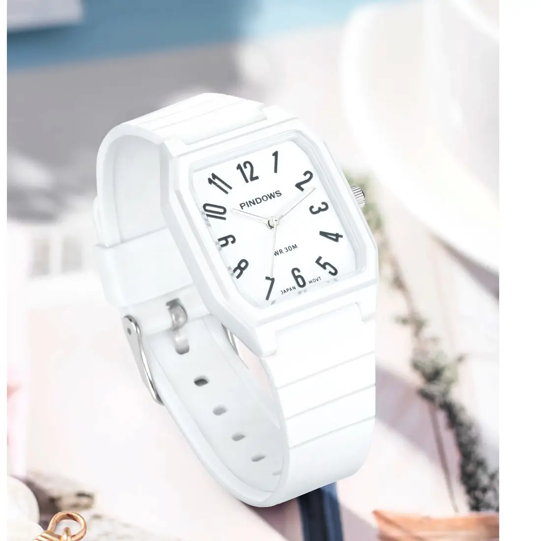 Pindao Pink Digital Dial Waterproof Watch for Kids - Image 11
