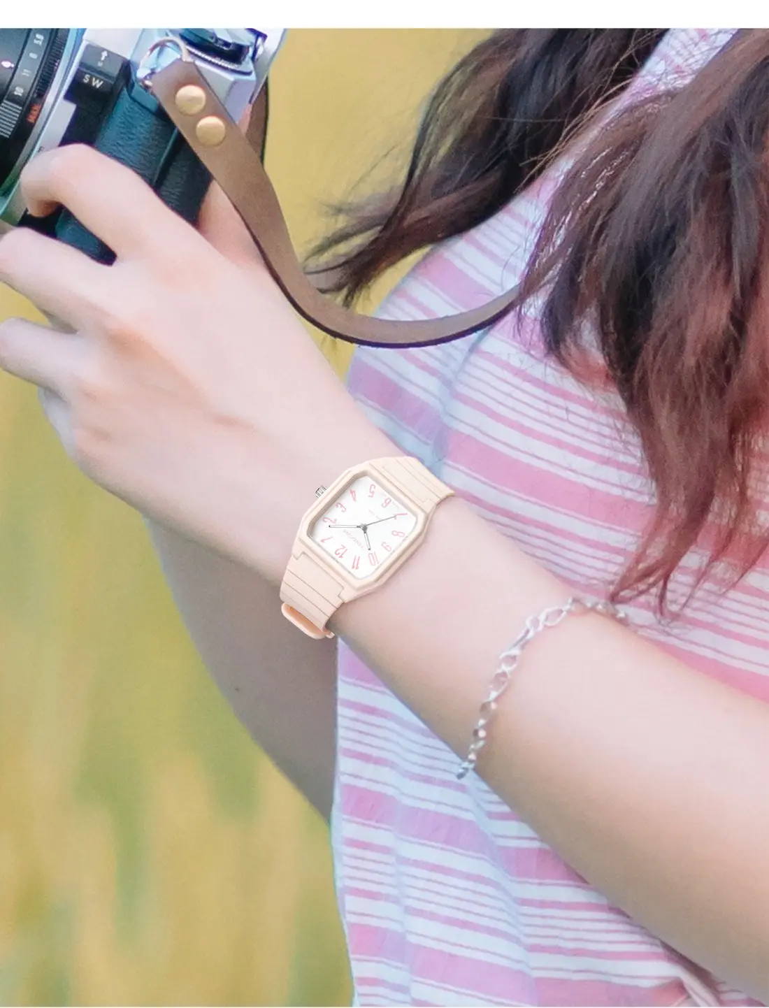 Pindao Pink Digital Dial Waterproof Watch for Kids — feature 17