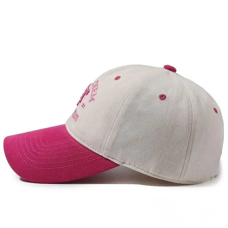 Women's Pink & White CAT Diaper Hat Large - Image 9