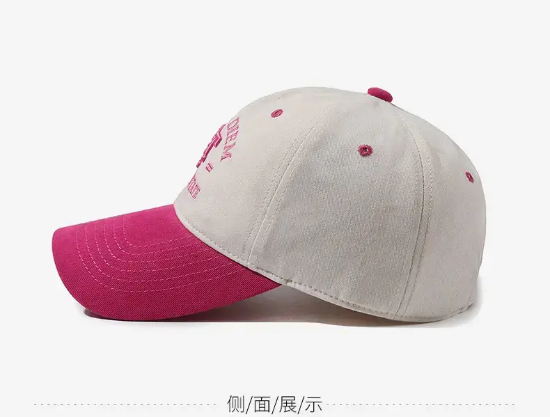 Women's Pink & White CAT Diaper Hat Large — feature 13