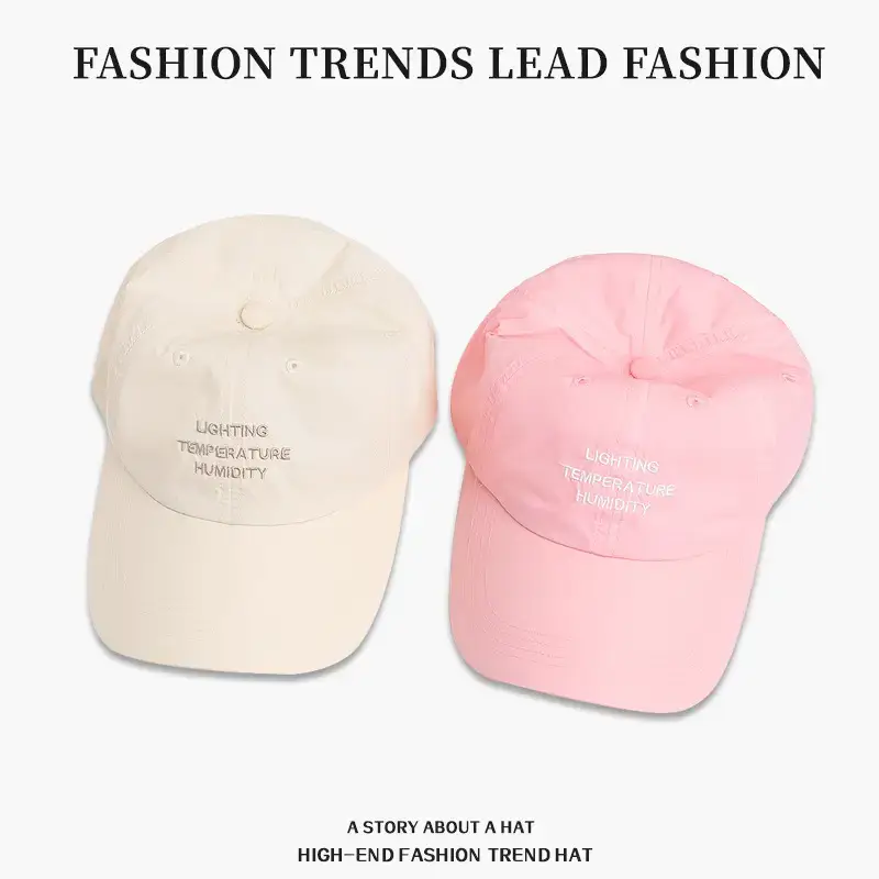 Black Light Temperature Humidity Korean Baseball Cap