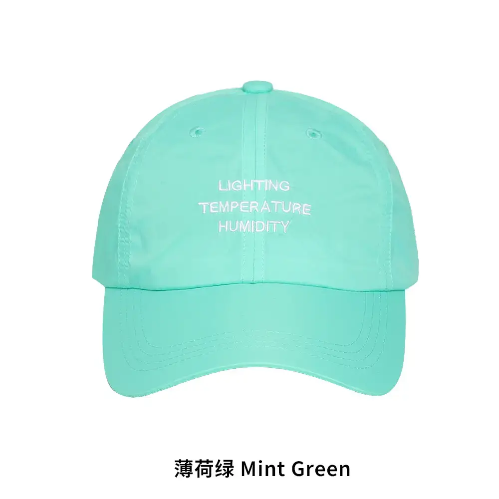 Black Light Temperature Humidity Korean Baseball Cap