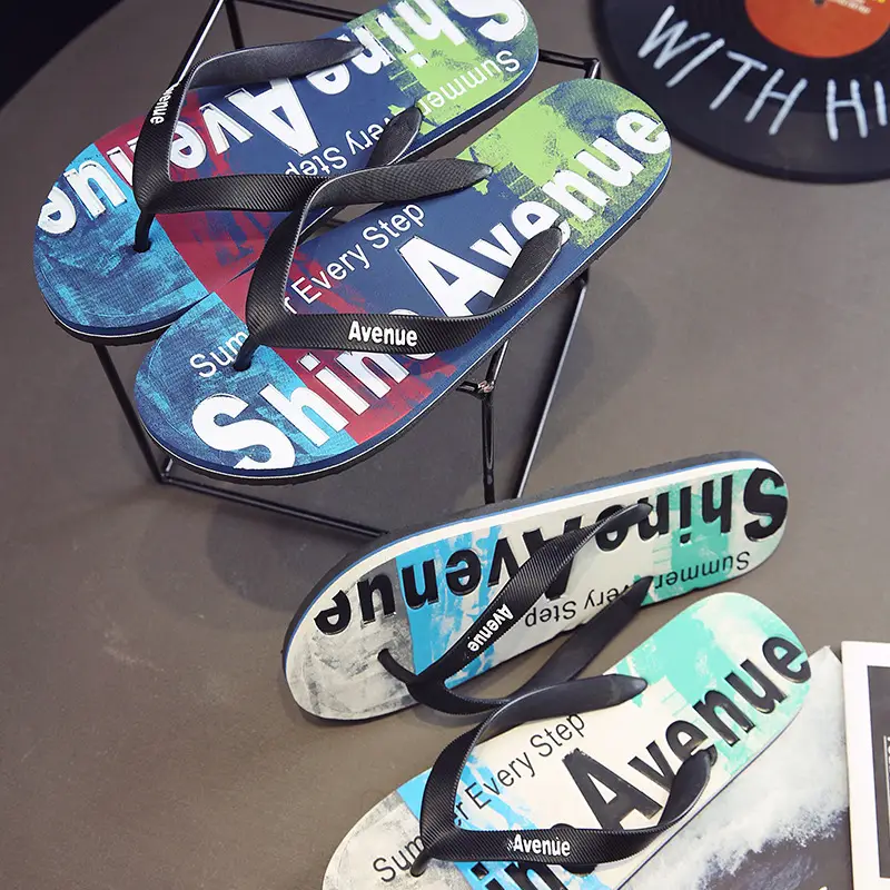 Men's Distinctive Korean Style Flip Flops Summer