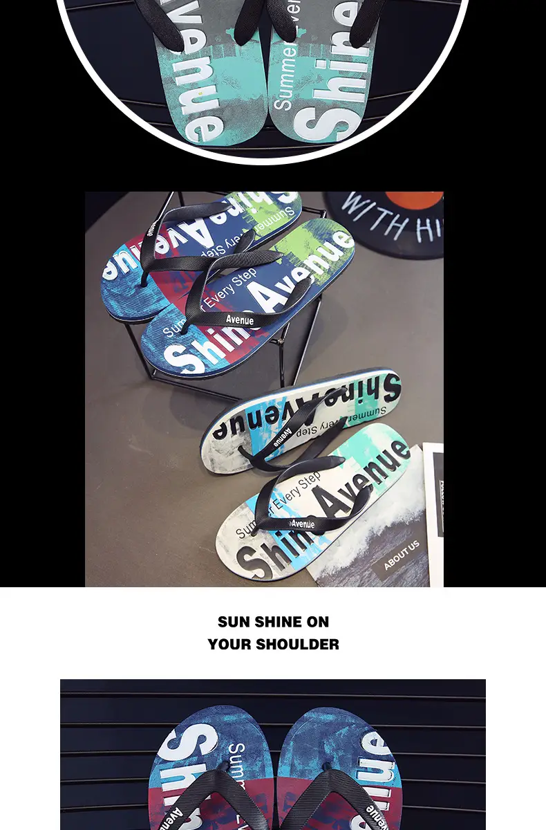 Men's Distinctive Korean Style Flip Flops Summer — feature 11