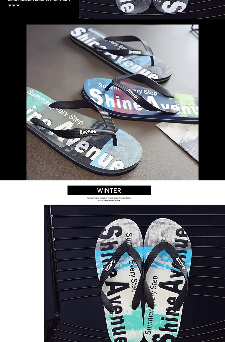 Men's Distinctive Korean Style Flip Flops Summer — feature 8