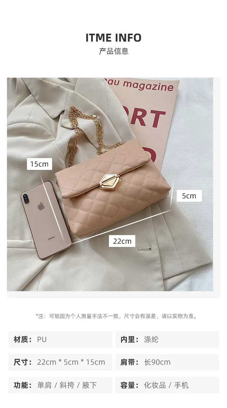 Ice Cream Lock Chain Crossbody Bag 2024 New Fashion — feature 3