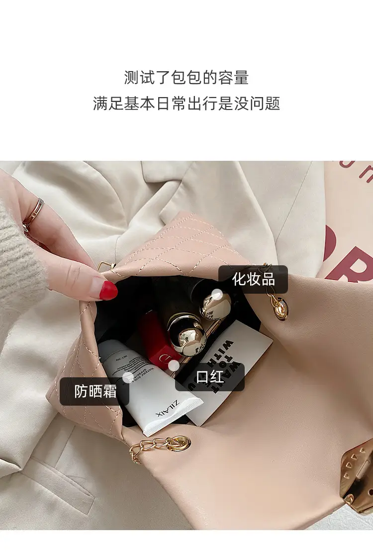 Ice Cream Lock Chain Crossbody Bag 2024 New Fashion — feature 9