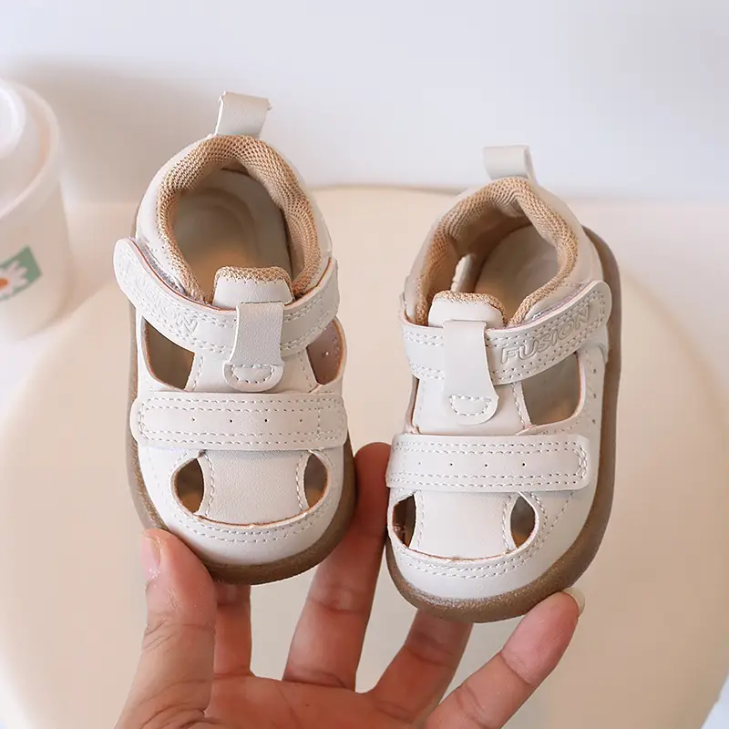 Baby Shoes Summer New Girls' Toe Sandals Machine Shoes All-match Boys' Soft Sole Toe Kick-proof Toddler Shoes - Image 7