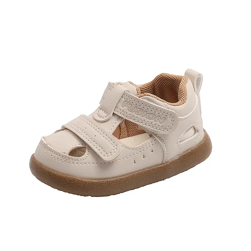 Baby Shoes Summer New Girls' Toe Sandals Machine Shoes All-match Boys' Soft Sole Toe Kick-proof Toddler Shoes - Image 9