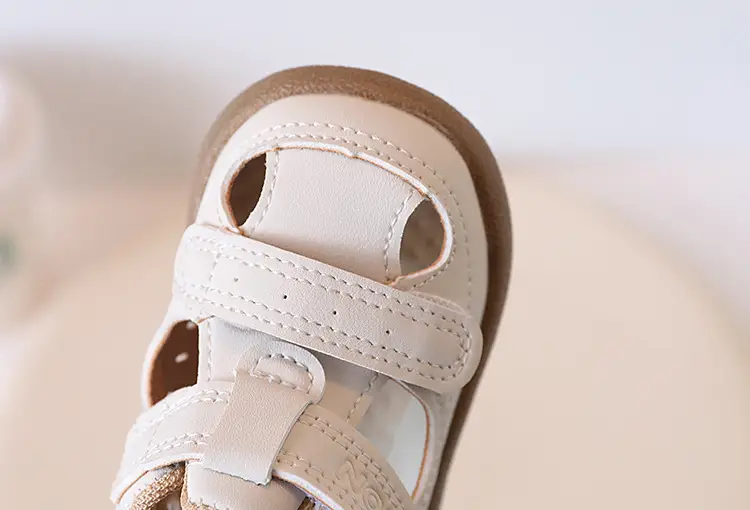 Baby Shoes Summer New Girls' Toe Sandals Machine Shoes All-match Boys' Soft Sole Toe Kick-proof Toddler Shoes — feature 16